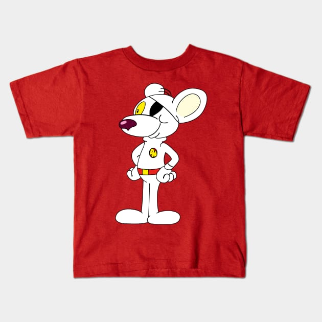 Danger Mouse - Cartoon Kids T-Shirt by LuisP96
